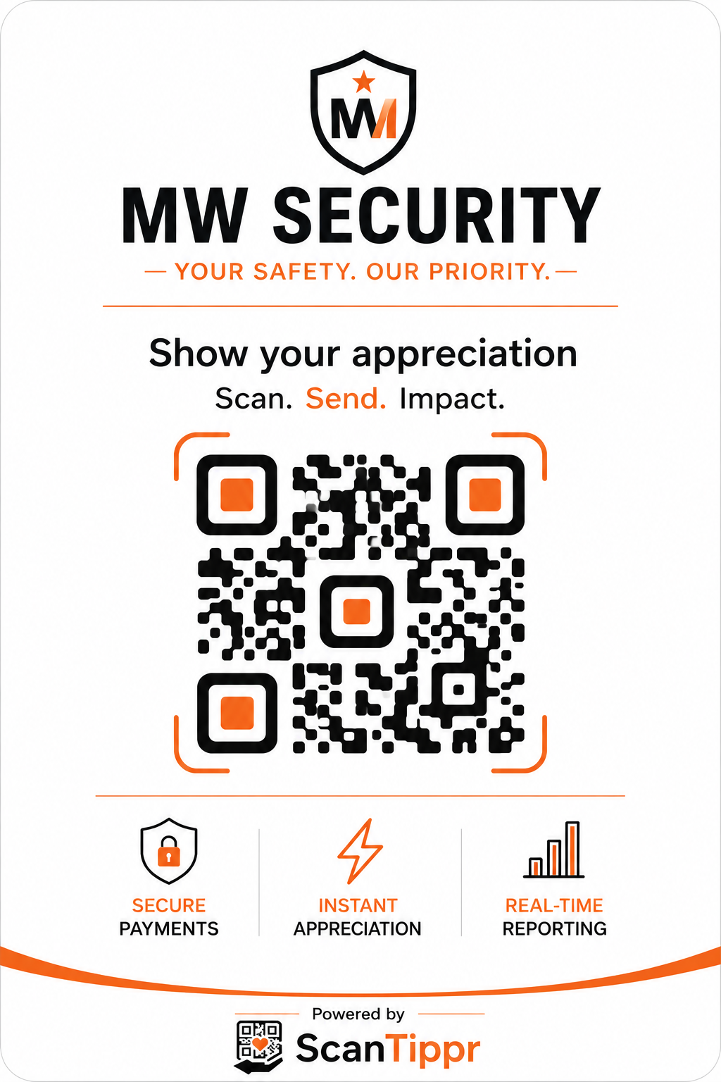 ScanTippr Employee QR Card